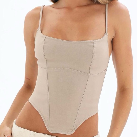 GLASSONS black corset top - Picture 2 of 4